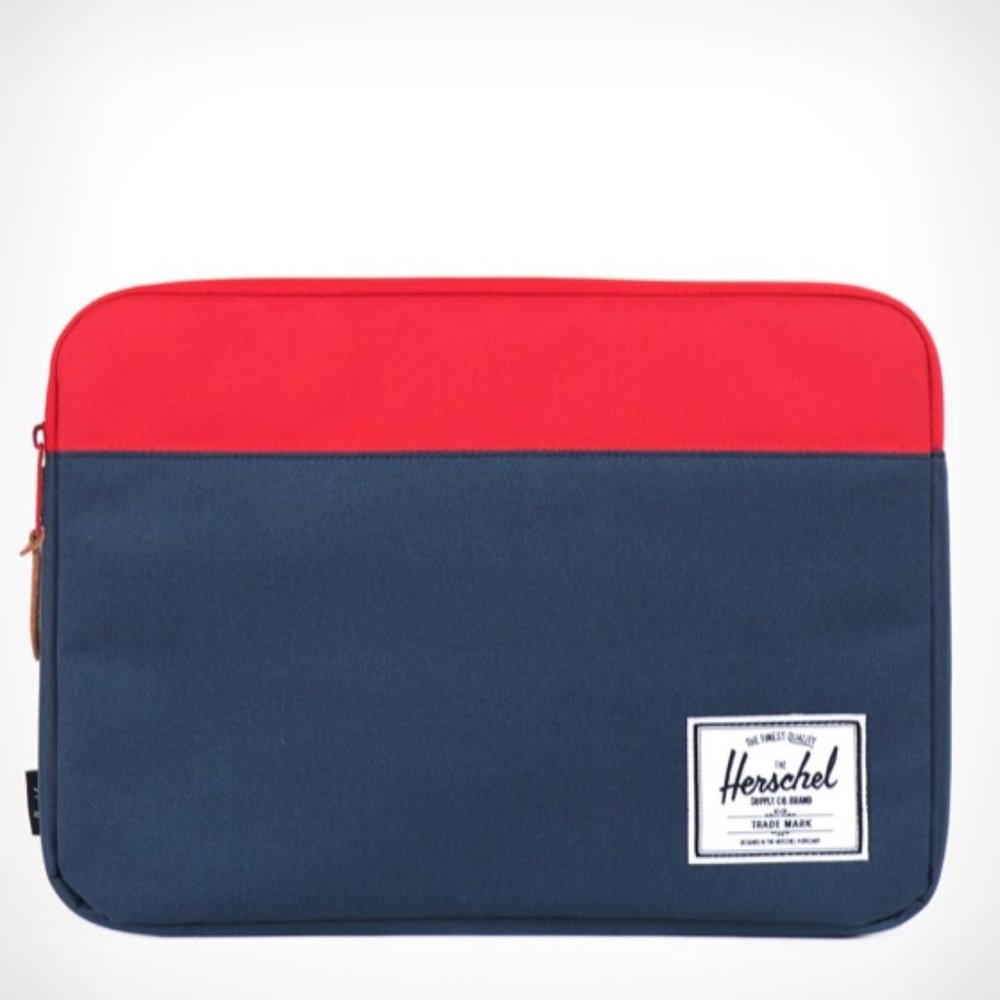 'Anchor' iPad Sleeve Navy/Red
